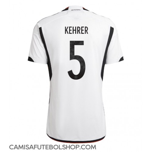 Camisa de time de futebol Alemanha Thilo Kehrer #5 Replicas 1º Equipamento Mundo 2022 Manga Curta